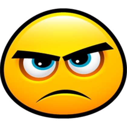 Frustrated Smiley Clipart