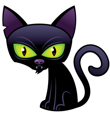 Cartoon Black Cat