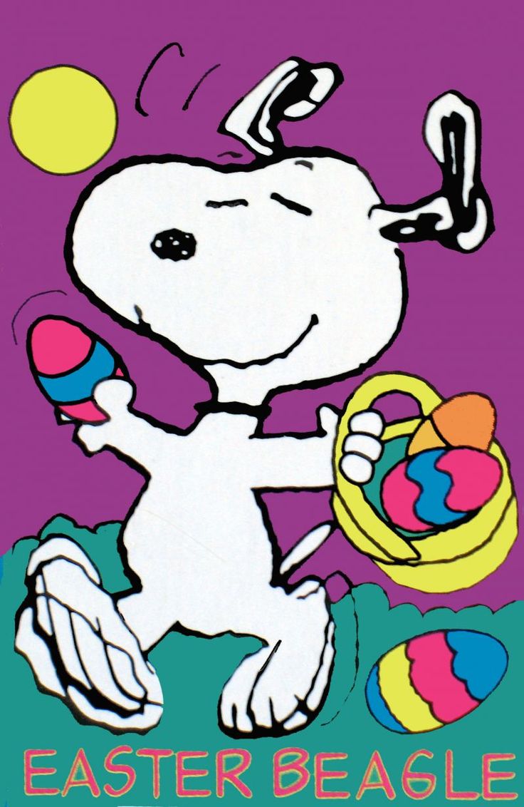 free snoopy easter clipart - photo #18