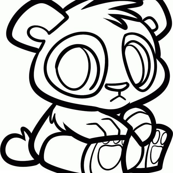 panda coloring pages drawing - photo #21