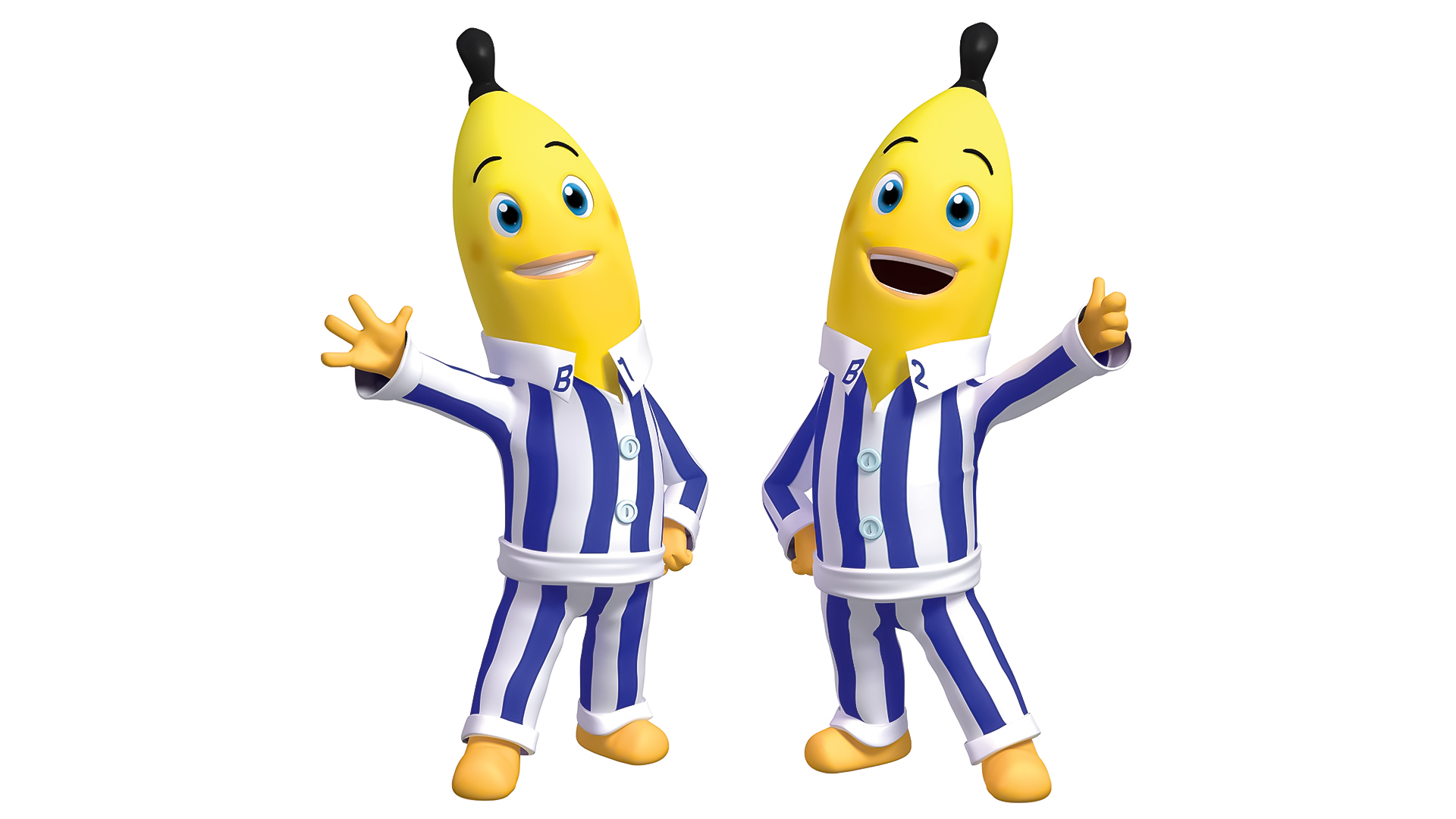 Bananas in pajamas clipart
