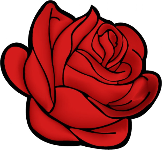 Red Rose Cartoon | Free Download Clip Art | Free Clip Art | on ...