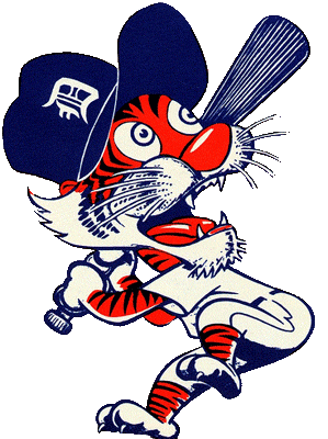 Detroit tigers retro logo clipart hd