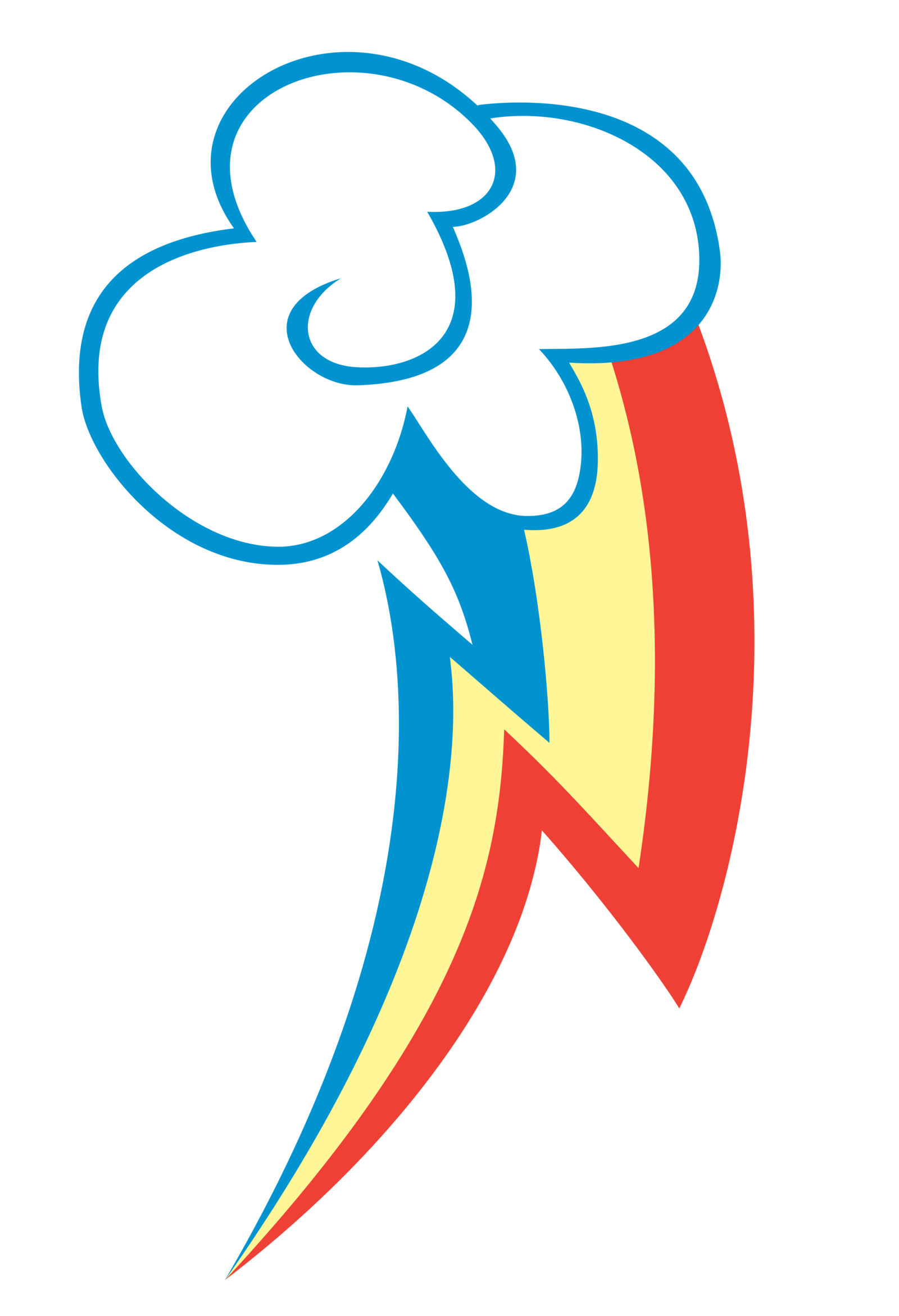 Image - Rainbow Dash cutie mark by embersatdawn.png | My Little ...
