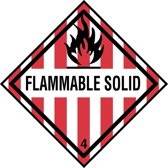 FLAMMABLE SOLID - Download at Vectorportal
