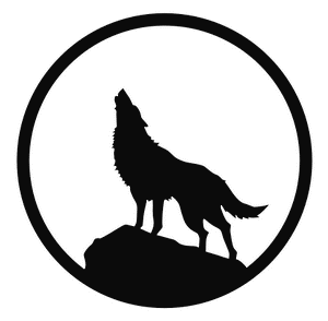 Howling Wolf Outline - ClipArt Best