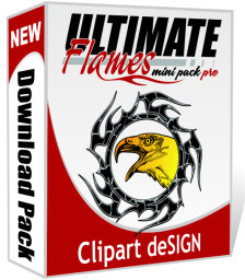 Flame Designs, Flames Clip Art, Tribal Flames - Ultimate Flames ...
