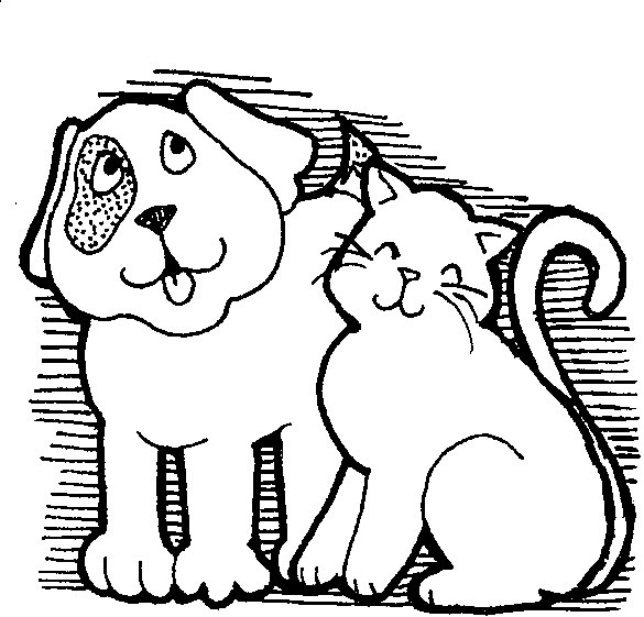 free clipart dogs and cats - photo #7