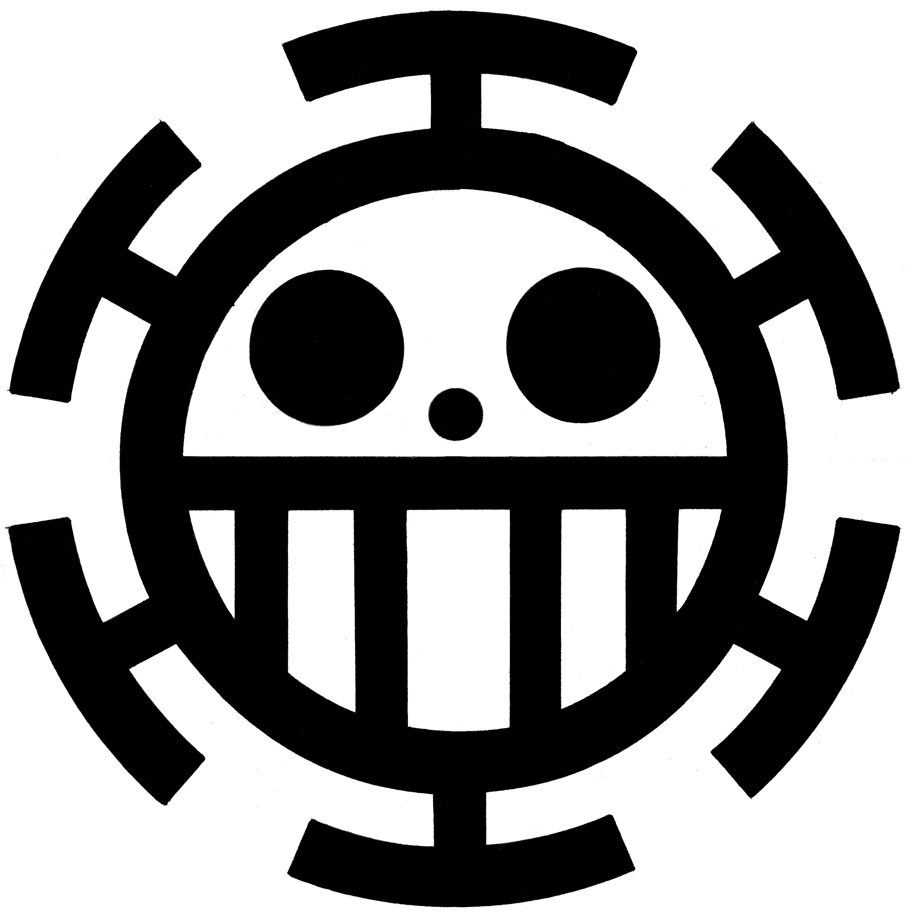 Theory] Trafalgar Law's "doflamingo jolly roger"