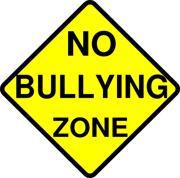No bullying kids clipart