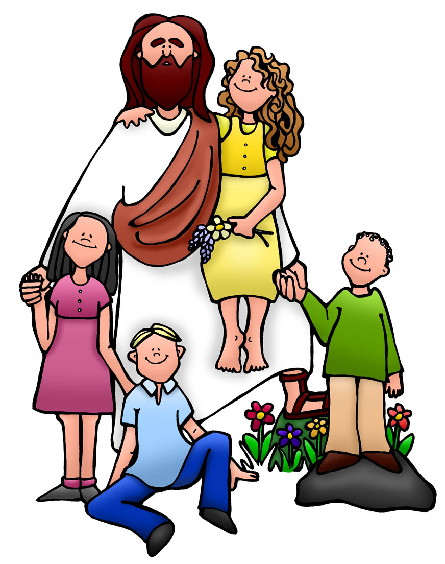 Jesus Children Clip Art - Free Clipart Images
