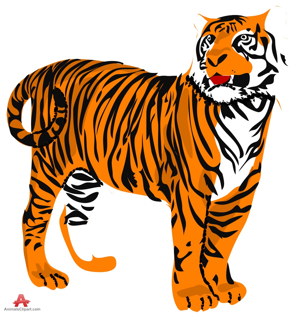 Clip Art Tiger - Tumundografico