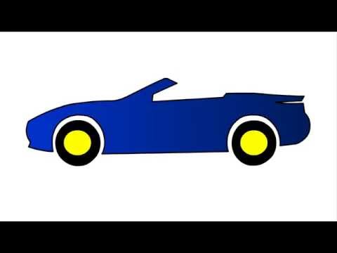 517 - How to draw Racing Car for kids - step by step drawing - YouTube