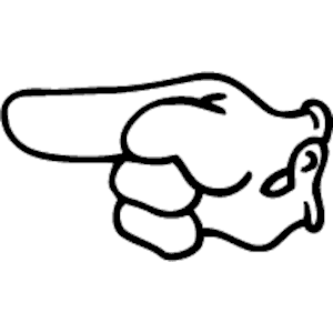 Finger Pointing clipart, cliparts of Finger Pointing free download ...