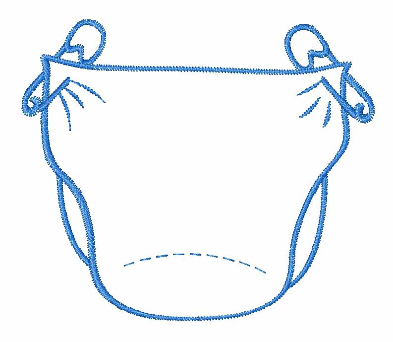 Baby diaper clipart free