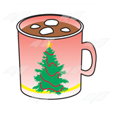 Christmas mug clipart