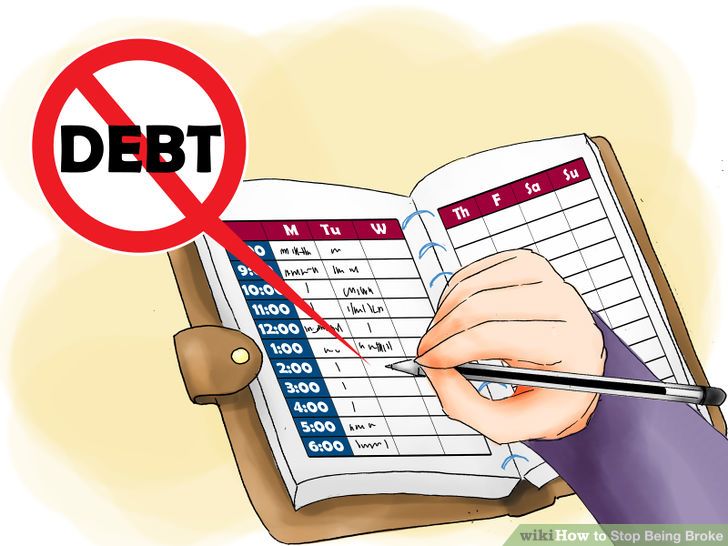 How to Stop Being Broke (with Pictures) - wikiHow