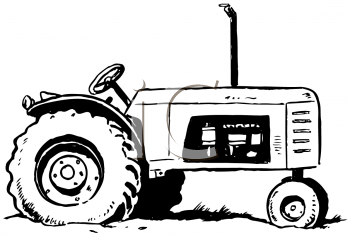 Farm Tractor Clipart