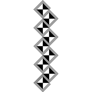 Border geometric designs clipart