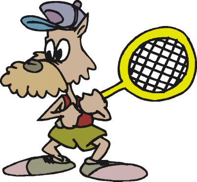 Tennis Cartoon Clipart