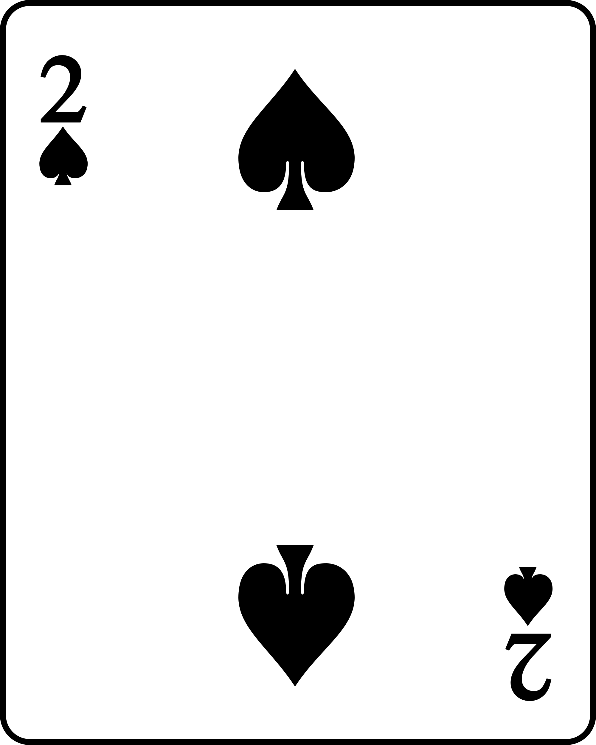 File:Playing card spade 2.svg