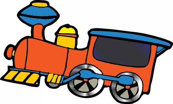 Cartoon train vector Free vector in Adobe Illustrator ai ( .ai ...