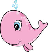 Pink Whale Clip Art - Free Clipart Images
