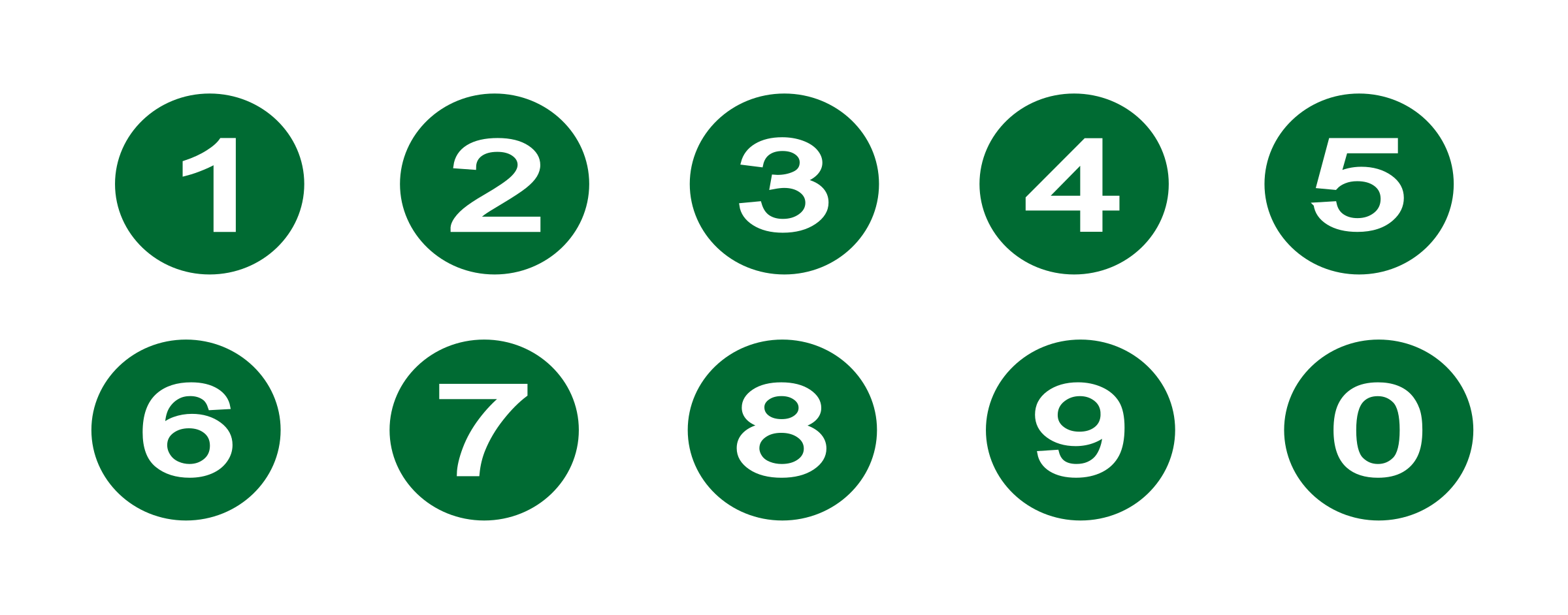 clipart numbers in circles - photo #1