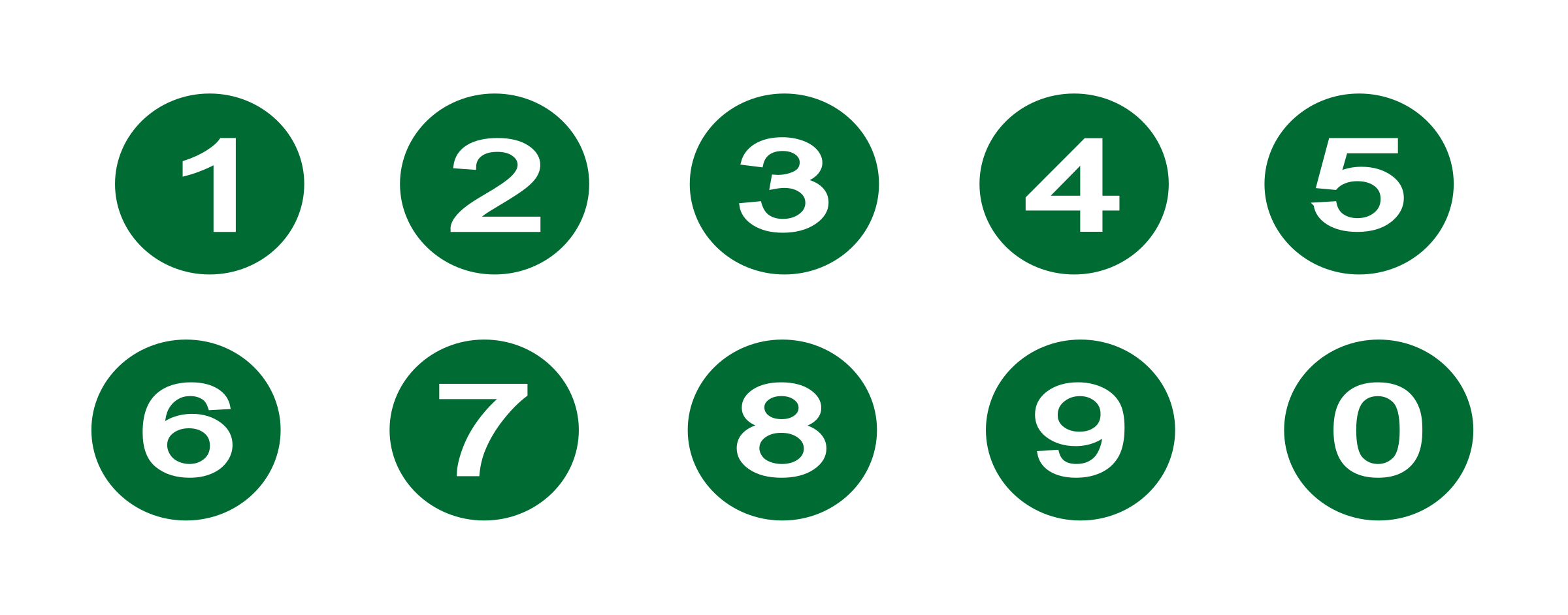 numbers in circles clipart - photo #2