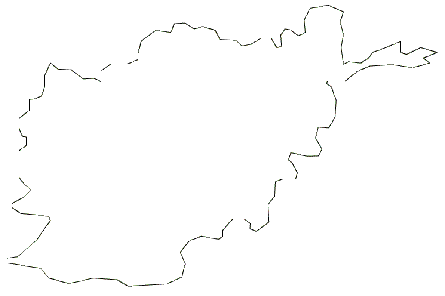 Map of Afghanistan. Terrain, area and outline maps of Afghanistan ...