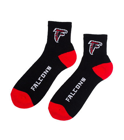 FOR BARE FEET ATLANTA FALCONS TEAM LOGO SOCK - Black | Jimmy Jazz ...