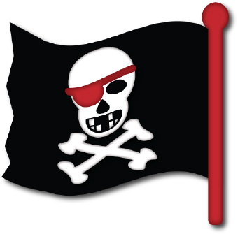 Pirate skull clip art