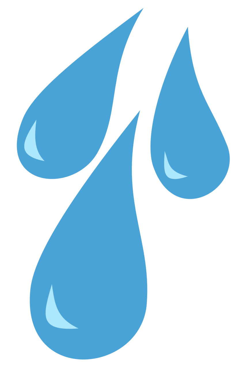 Rain Drops Clip Art - Tumundografico