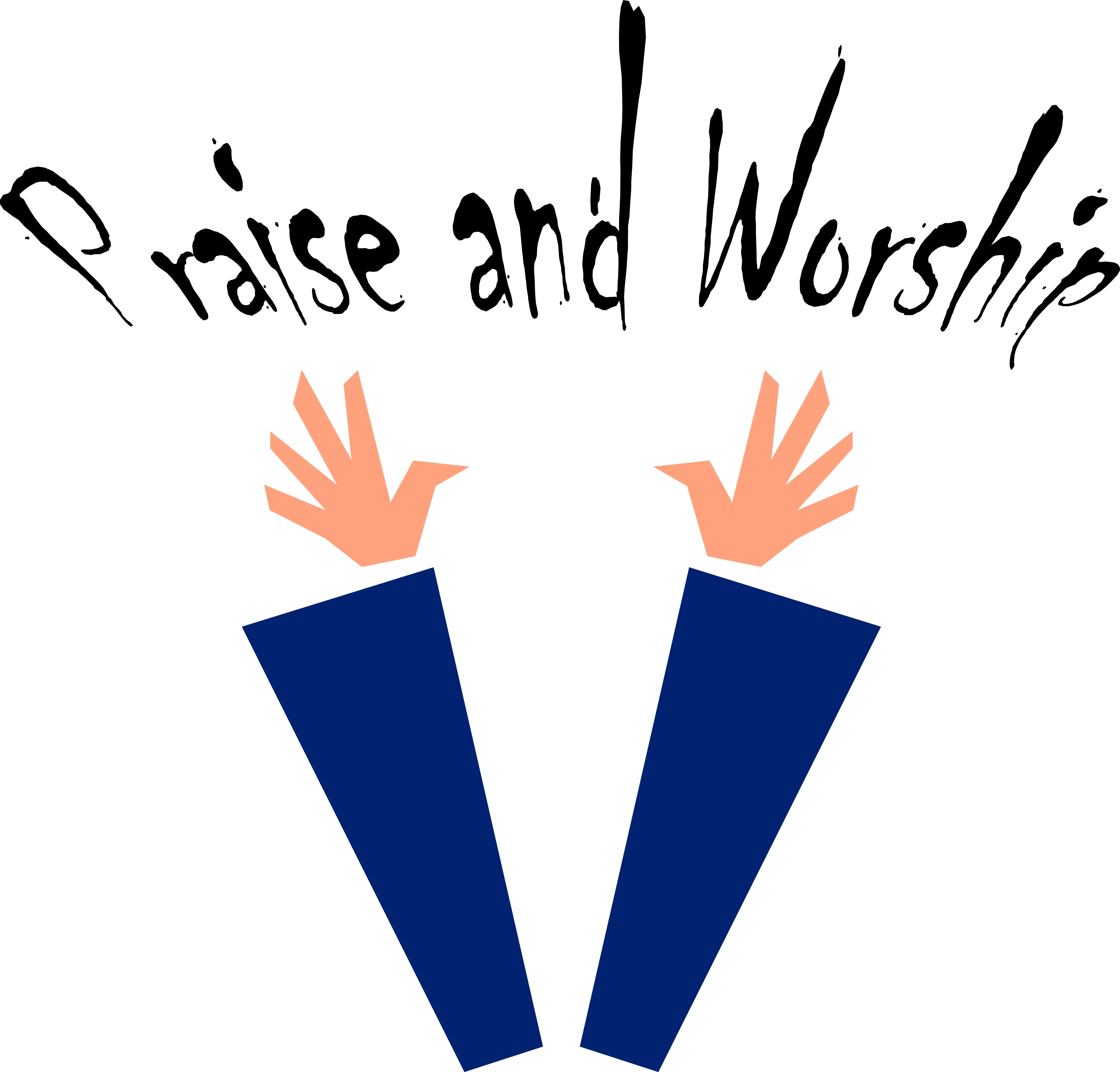 Praise And Worship Religious Clipart