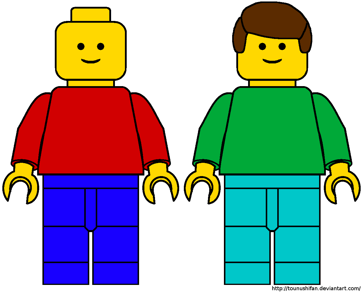 Lego man clipart 3