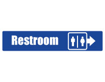 1000+ images about RESTROOM SIGNS | Left arrow, For ...