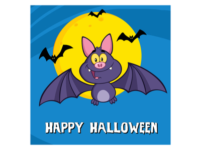 Cute Vampire Bat Cartoon Character Flying by Hit Toon - Dribbble