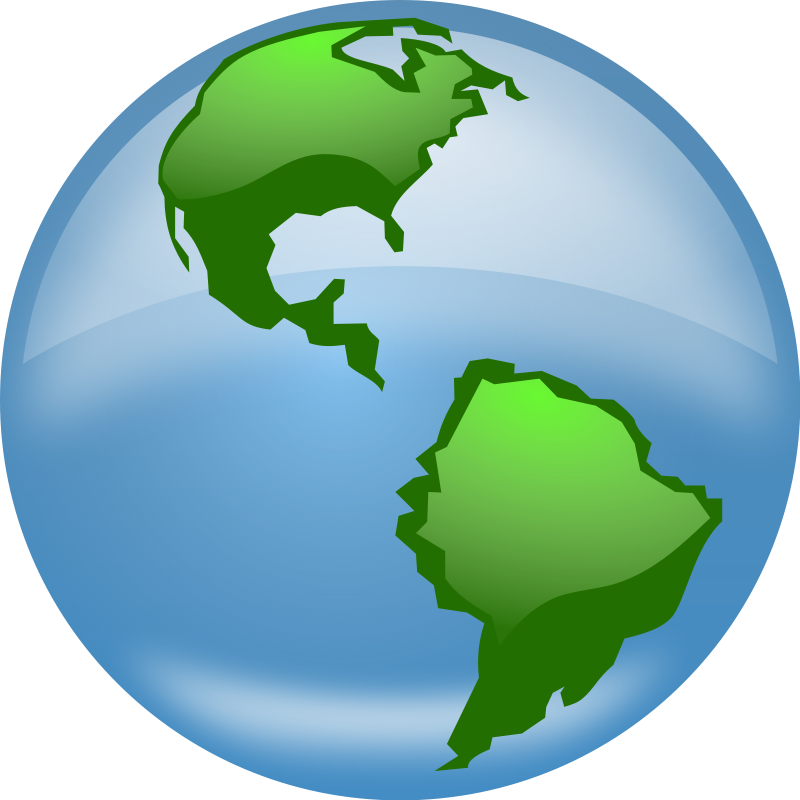 Globe earth clipart black and white free images 3