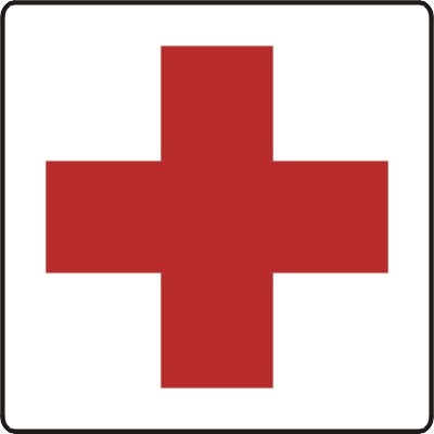 Red Cross Magnetic Signs