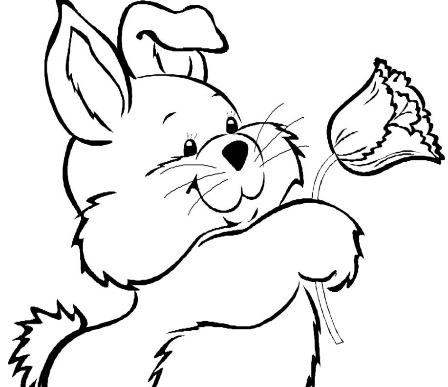 easter clipart to color - photo #23