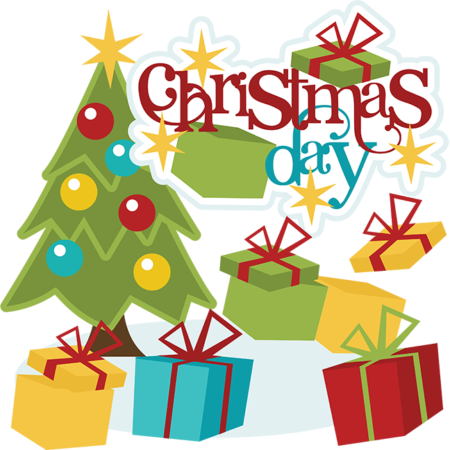 Christmas Day SVG christmas day clipart christmas day scrapbook ...
