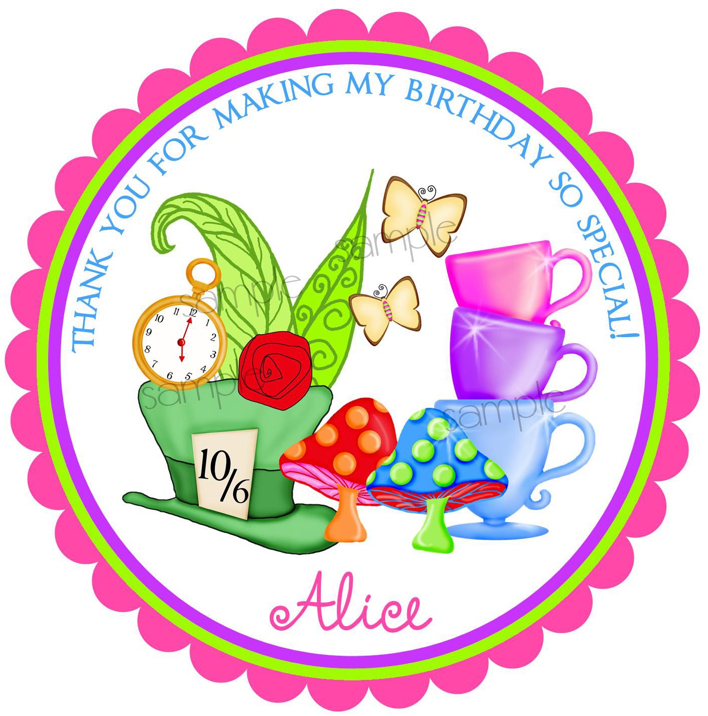 alice in wonderland clipart tea party - photo #7