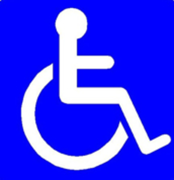 Handicap Parking Sign Texture