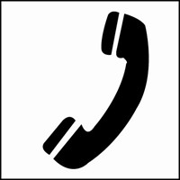 Telephone Symbol Sign | Northern Tool + Equipment