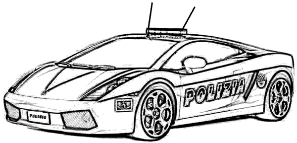 Crime Stopper Police Car Coloring Page - Police Car Car Coloring ...
