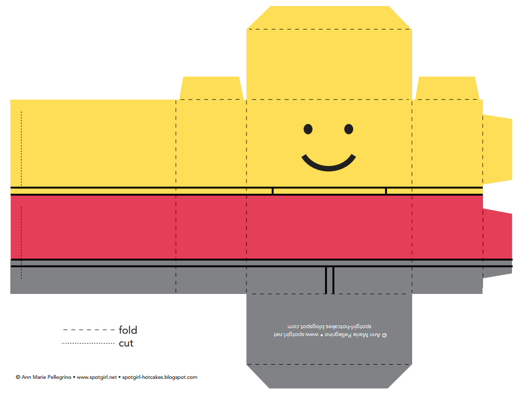 Lego Box Template