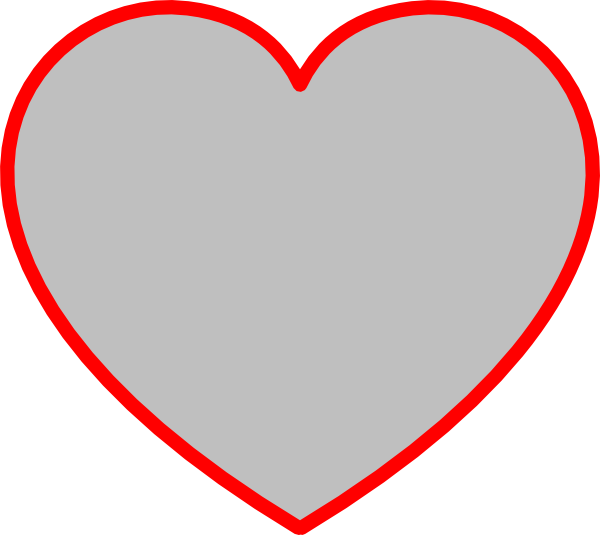 Outline Heart Shape - ClipArt Best