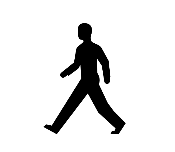Male-body-walking clip art - vector clip art online, royalty free ...