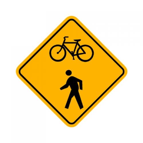 W11-15 Bicycle/Pedestrian Symbol