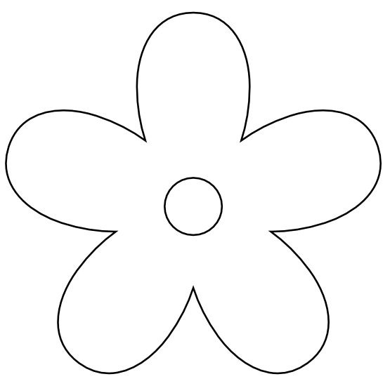 Black White Flower Tattoo